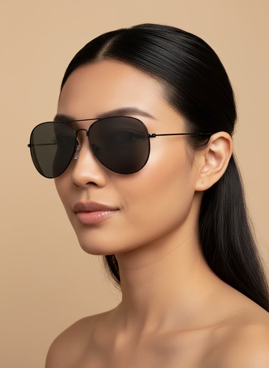 Modèle Inès portant les lunettes LOOKA