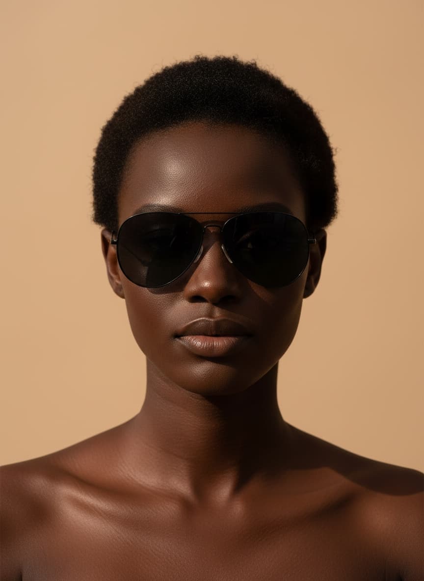 Modèle Naïla portant les lunettes LOOKA